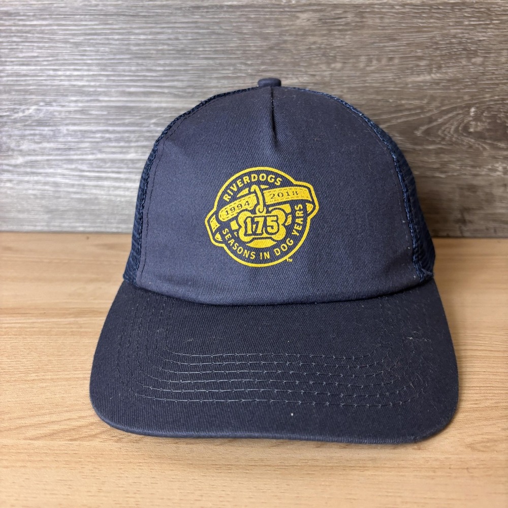Charleston RiverDogs Hat Cap Snap Back Youth Anniversary MILB Baseball Trucker